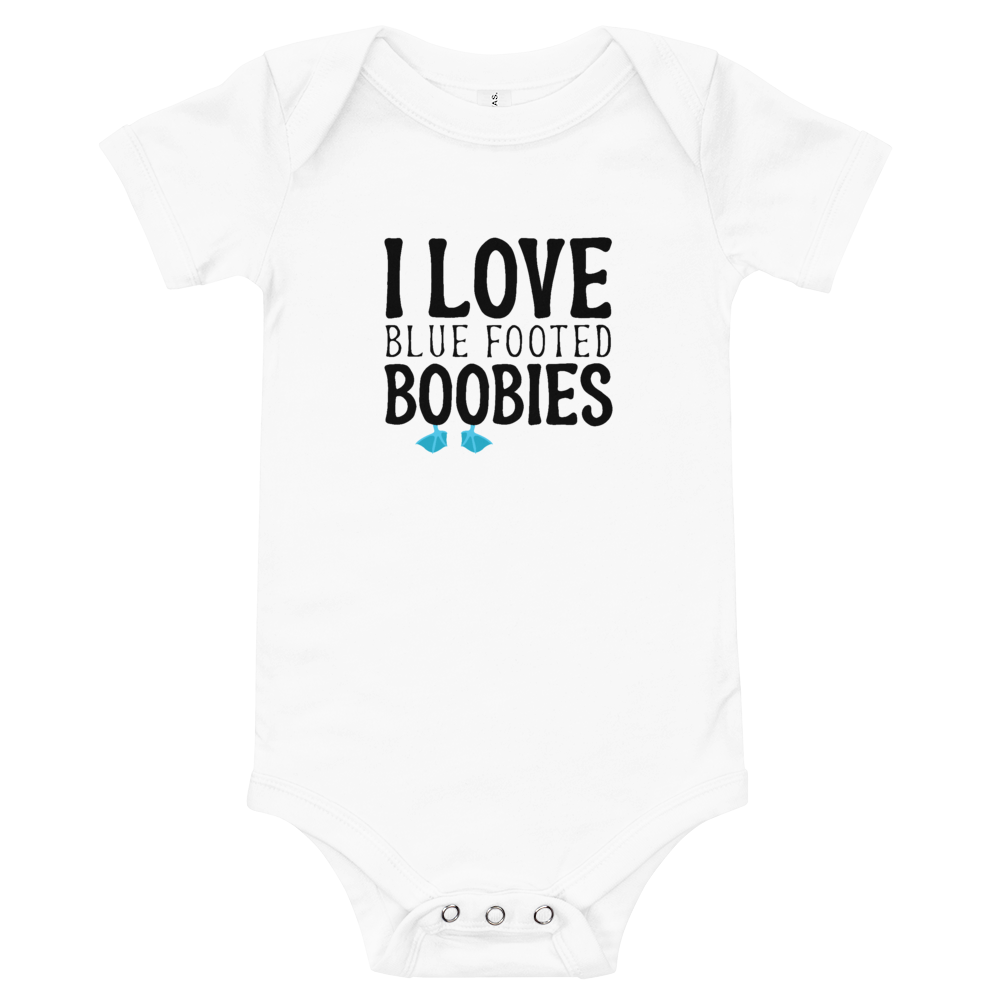 Download I LOVE blue-footed BOOBIES Baby Onesie | BGNY design shop